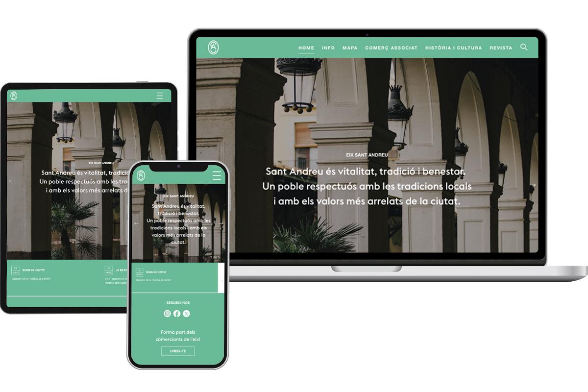 PÀGINA WEB EIX SANT ANDREU